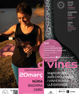 260320 d'vines 2026 SOPAR DE TAST amb Núria Bigorra Caro (Terrer de Pallars)